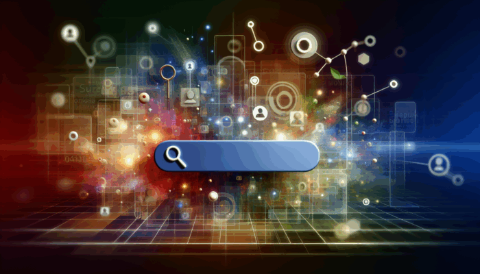 How to Find Influencers with Influencity: A modern screen displaying Influencity's user-friendly search interface with a highlighted search bar for targeted keywords.